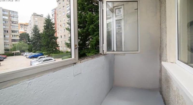 Vaizdas iš balkono į kiemą – Baltų pr. 27, Šilainiai