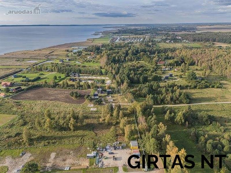 Vaizdas iš viršaus – marios ir aplinka – Svencelė, du namai
